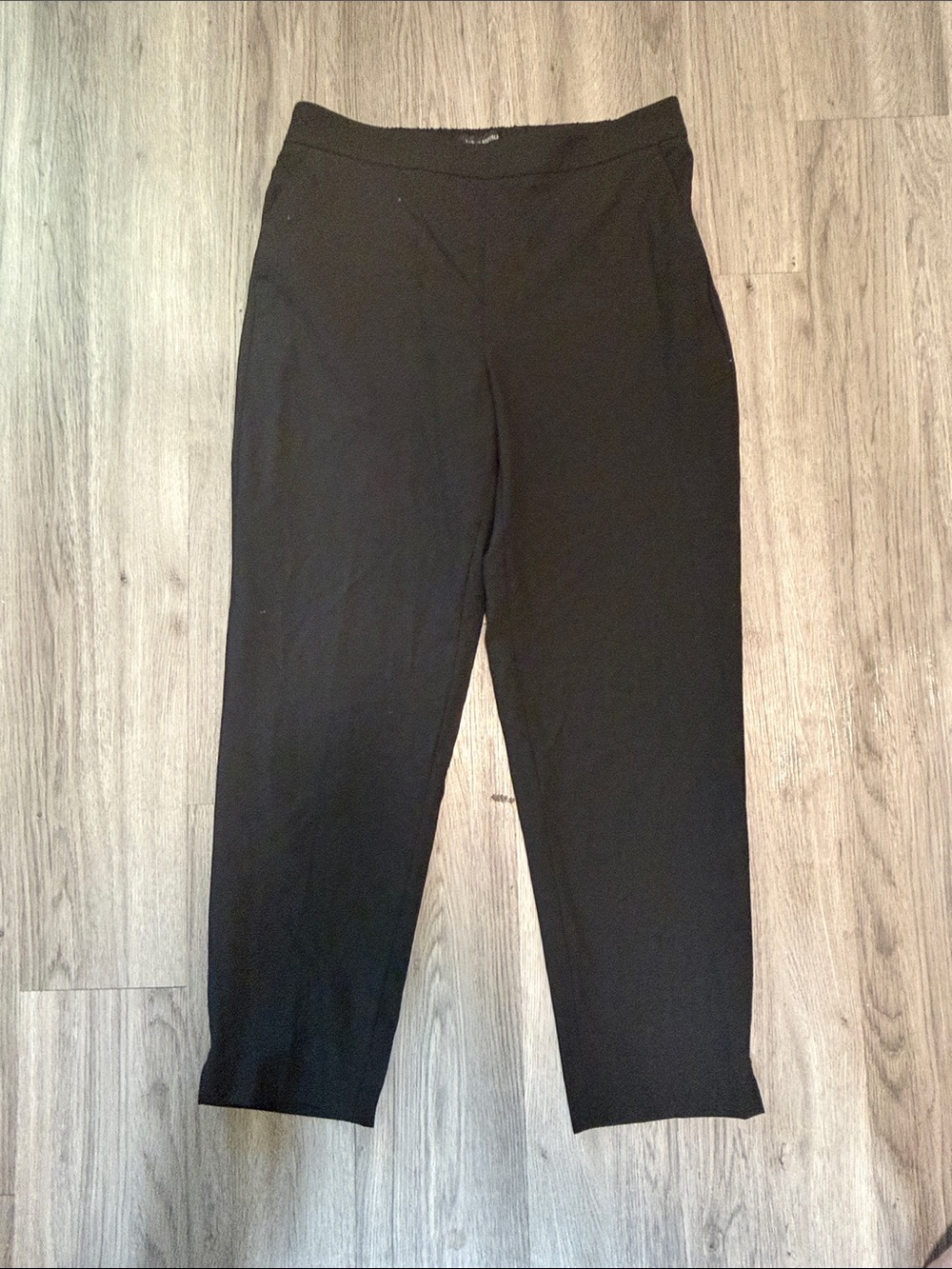 Banana Republic Factory Black Pull-On Slim Leg Pants